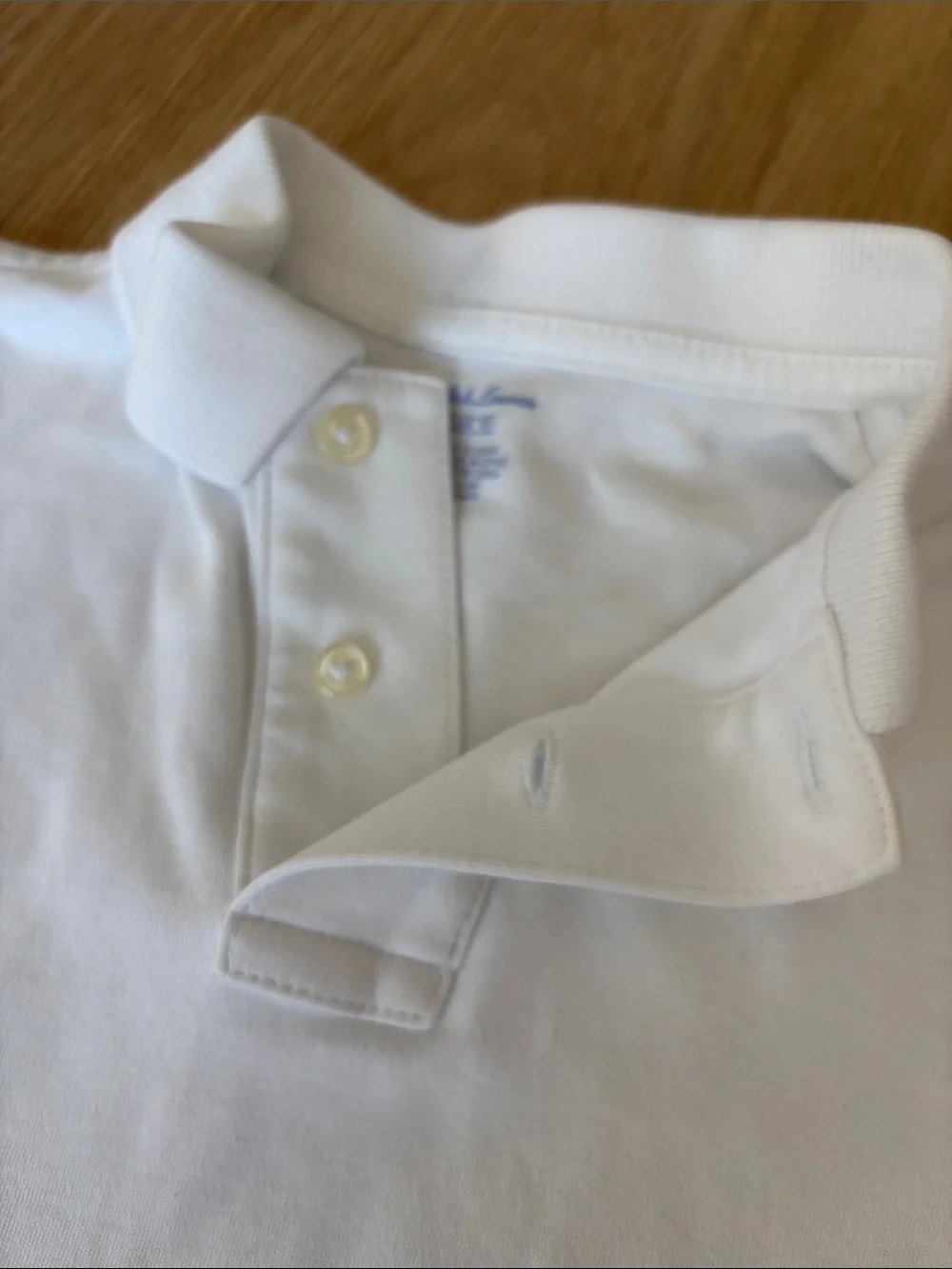 Ralph Lauren White Short Sleeve Polo for Kids with Navy Pony
